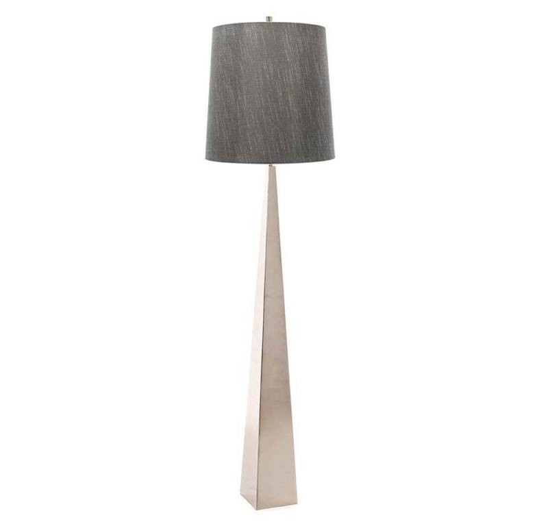 Elstead LIGHTING Stehlampe, Leuchtmittel nicht inklusive, Stehlampe Stehleuchte Wohnzimmerlampe Stahl Nickel H 181 cm 1 Flammig von Elstead LIGHTING