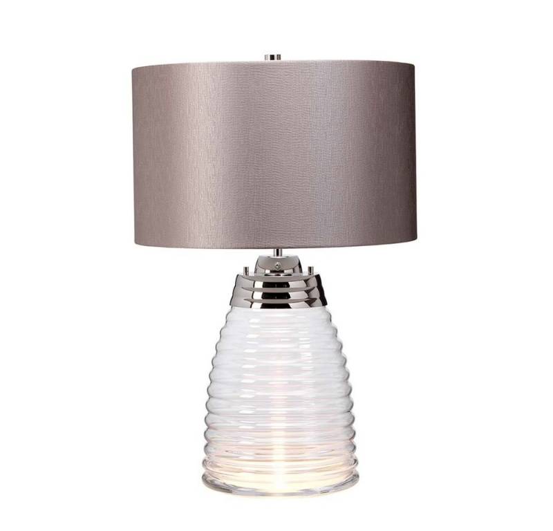 Elstead LIGHTING Tischleuchte, Tischleuchte Tischlampe Beistelllampe Nachttischlampe LED Nickel Stahl von Elstead LIGHTING