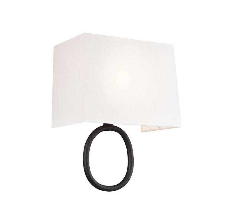 Elstead LIGHTING Wandleuchte, Leuchtmittel nicht inklusive, Wandlampe Leuchte Stahl Eisen H 37,5 cm Flurleuchte 1 Flammig von Elstead LIGHTING