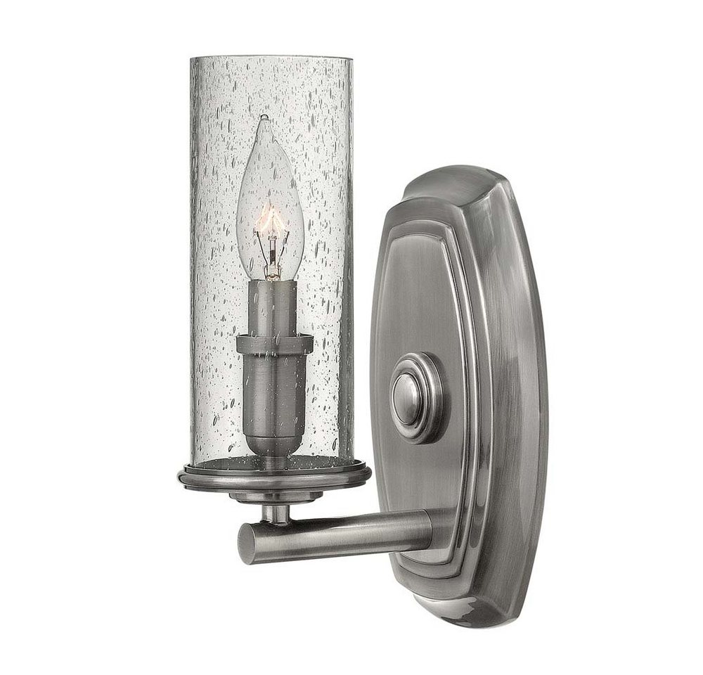 Elstead LIGHTING Wandleuchte, Leuchtmittel nicht inklusive, Wandlampe Leuchte Stahl Kunstleder Glas Nickel Flurleuchte 1 Flammig Elstead LIGHTING Wandleuchte, Leuchtmittel nicht inklusive, Wandlampe Leuchte Stahl Kunstleder Glas Nickel Flurleuchte 1 Flammig von Elstead LIGHTING
