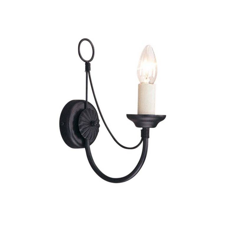 Elstead LIGHTING Wandleuchte, Leuchtmittel nicht inklusive, Wandlampe Leuchte Stahl Schwarz H 27 cm 1 Flammig Flurleuchte Elstead LIGHTING Wandleuchte, Leuchtmittel nicht inklusive, Wandlampe Leuchte Stahl Schwarz H 27 cm 1 Flammig Flurleuchte von Elstead LIGHTING