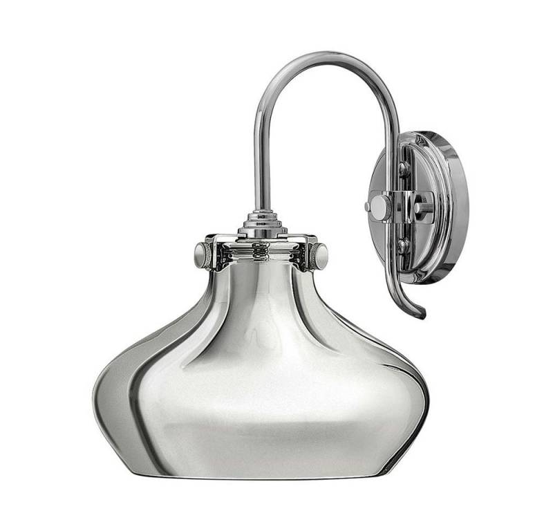 Elstead LIGHTING Wandleuchte, Leuchtmittel nicht inklusive, Wandleuchte Lampe Flurleuchte chrom Retro Schlafzimmerleuchte E27 H von Elstead LIGHTING