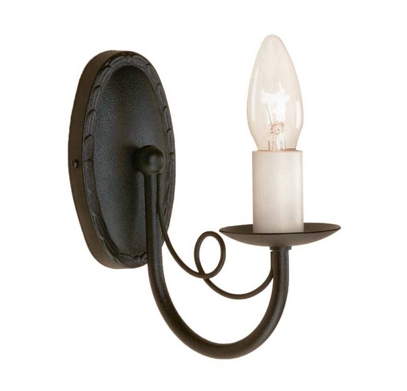 Elstead LIGHTING Wandleuchte, Leuchtmittel nicht inklusive, Wandleuchte Lampe Stahl Schwarz B 8,5 cm Flurleuchte 1 Flammig Elstead LIGHTING Wandleuchte, Leuchtmittel nicht inklusive, Wandleuchte Lampe Stahl Schwarz B 8,5 cm Flurleuchte 1 Flammig von Elstead LIGHTING
