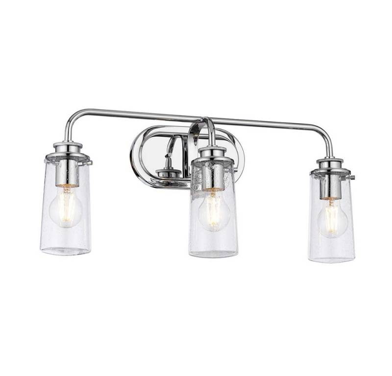Elstead LIGHTING Wandleuchte, Wandlampe Wandleuchte Feuchtraumlampe Bad silber Metall 3 flammig von Elstead LIGHTING