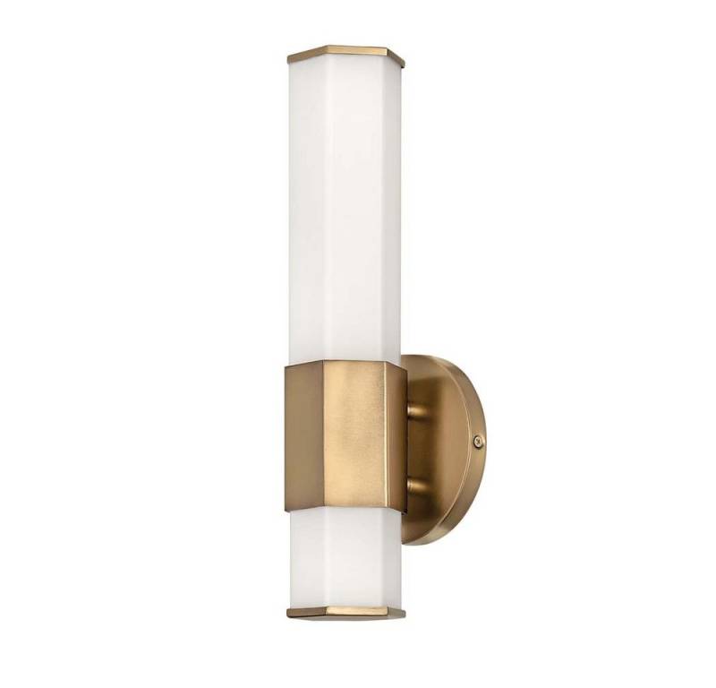 Elstead LIGHTING Wandleuchte, Wandleuchte Wandlampe Badezimmer Feuchtraumlampe Alu 1 flammig Glas von Elstead LIGHTING