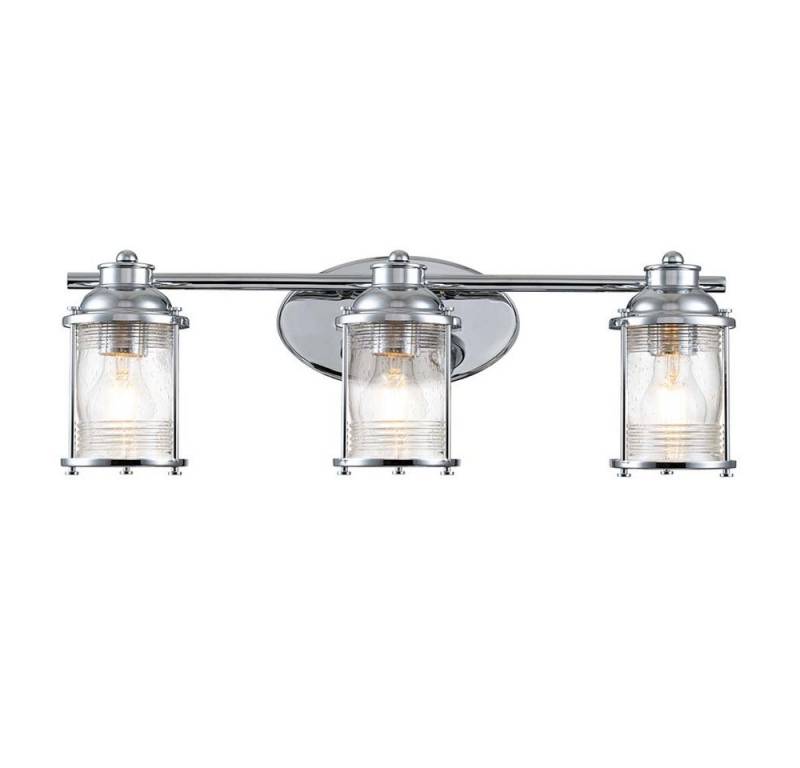 Elstead LIGHTING Wandleuchte, Wandleuchte Wandlampe Feuchtraumlampe Bad messing Metall 3 flammig von Elstead LIGHTING