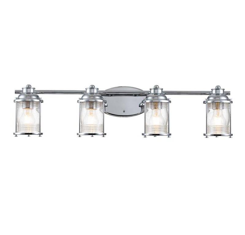 Elstead LIGHTING Wandleuchte, Wandleuchte Wandlampe Feuchtraumlampe Bad silber Metall 3 flammig von Elstead LIGHTING