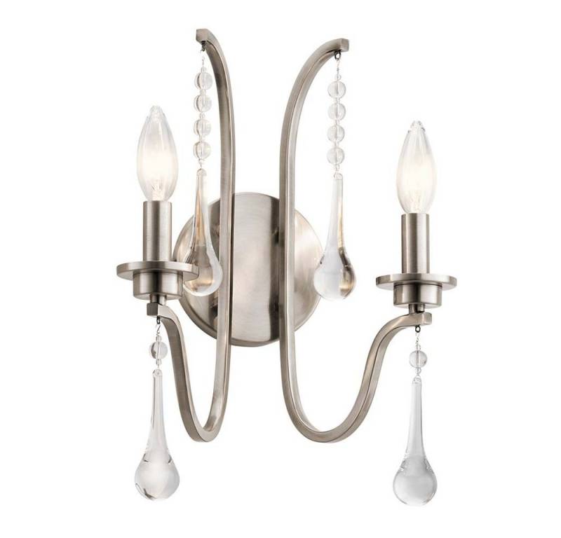 Elstead LIGHTING Wandleuchte, Leuchtmittel nicht inklusive, Wandleuchte Wandlampe Flurleuchte Schlafzimmerleuchte Stahl Kristalle Elstead LIGHTING Wandleuchte, Leuchtmittel nicht inklusive, Wandleuchte Wandlampe Flurleuchte Schlafzimmerleuchte Stahl Kristalle von Elstead LIGHTING