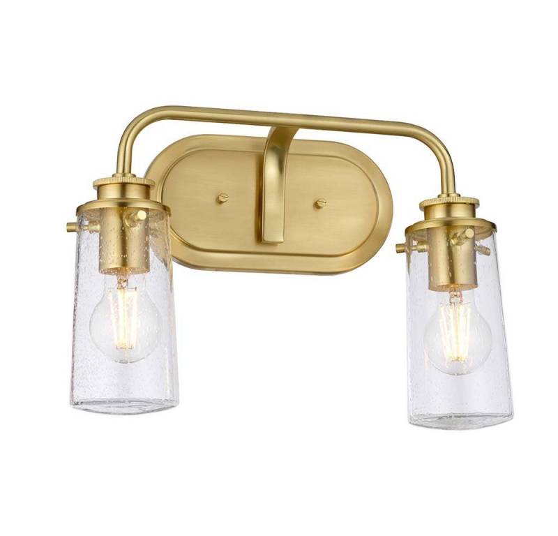 Elstead LIGHTING Wandleuchte, Wandleuchte Wandlampe Glaslampe Bad Feuchtraum IP44 2 flammig E27 B von Elstead LIGHTING