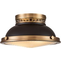 Deckenlampe innen rund Ø 32 cm für 2x E27 in Bronze antik Deckenlampe innen rund Ø 32 cm für 2x E27 in Bronze antik von ELSTEAD