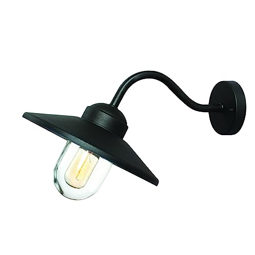 Außenlampe Wandleuchte 1x60W/E27 KLAMPENBORG KLAMPENBORG BK Elstead von Elstead Lighting