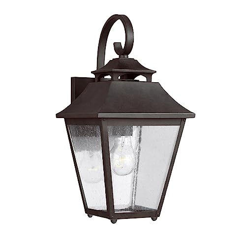 Elstead Feiss Galena Außenwandlaterne Sable, IP44 von Elstead Lighting