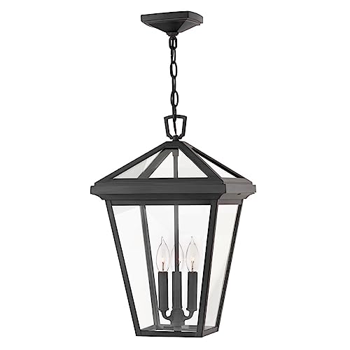 Elstead Hinkley Alford Outdoor Pendel-Deckenleuchte Museum Schwarz, IP44 von Elstead Lighting