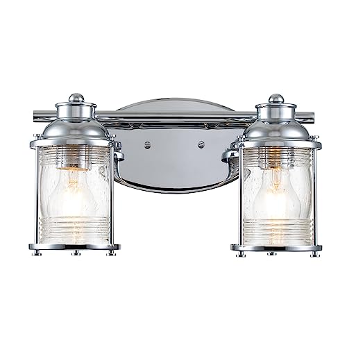 Elstead Kichler Ashland Wandleuchte Chrom poliert, IP44 von Elstead Lighting