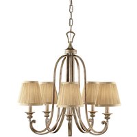 Elstead Lighting Abbey Kronleuchter Sandfarben, 5-flg. von Elstead Lighting