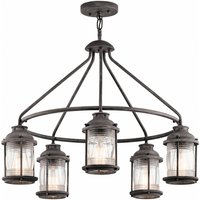 Elstead Lighting Ashland Bay Kronleuchter Zink von Elstead Lighting