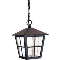 Elstead Lighting Canterbury 1 Light Grande Chain Pendelleuchte schwarz von Elstead Lighting