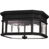 Elstead Lighting Cotswold Lane Flush Ceiling Mount Deckenleuchte schwarz von Elstead Lighting