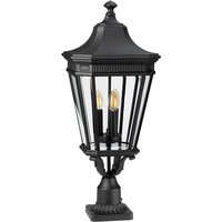 Elstead Lighting Cotswold Lane Sockelleuchte 3-flg., schwarz von Elstead Lighting