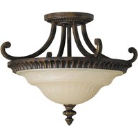 Elstead Lighting Drawing Room Deckenleuchte wallnussbraun von Elstead Lighting
