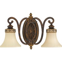 Elstead Lighting Drawing Room Wandleuchte, 2-flg. wallnussbraun von Elstead Lighting