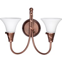 Elstead Lighting Emily Wandleuchte Kupfer mit Patina von Elstead Lighting