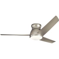 Elstead Lighting Eris Deckenventilator mit Licht Nickel matt von Elstead Lighting