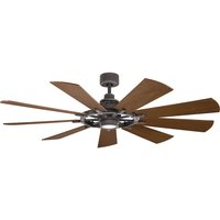Elstead Lighting Gentry LED Deckenventilator mit Licht Zink von Elstead Lighting