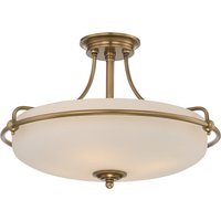 Elstead Lighting Griffin Deckenleuchte, Ø: 52,8 cm Messing von Elstead Lighting