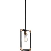 Elstead Lighting Imahn Mini Pendelleuchte schwarz / Messing von Elstead Lighting