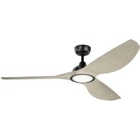 Elstead Lighting Imari LED Deckenventilator mit Licht schwarz satiniert von Elstead Lighting