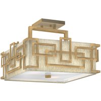 Elstead Lighting Lanza Semi Flush Mountain Deckenleuchte Bronze gebürstet von Elstead Lighting
