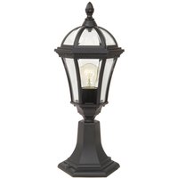 Elstead Lighting Ledbury 1 Light Pedestal Sockelleuchte schwarz von Elstead Lighting
