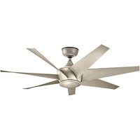 Elstead Lighting Lehr II Deckenventilator Antik Silber von Elstead Lighting