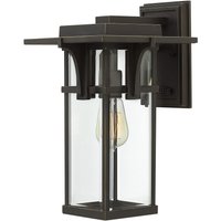 Elstead Lighting Manhattan Wandleuchte Höhe: 38,1 cm, Bronze von Elstead Lighting