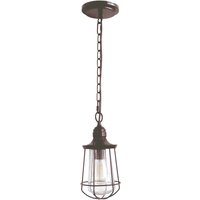 Elstead Lighting Marine Chain Pendelleuchte Höhe: 38 cm, Bronze von Elstead Lighting
