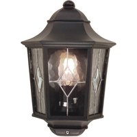 Elstead Lighting Norfolk Light Half Wandleuchte schwarz von Elstead Lighting
