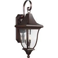 Elstead Lighting Oakmont L Wandleuchte, 3-flg. Bronze mit Patina von Elstead Lighting