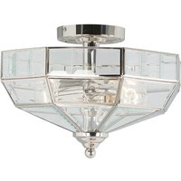 Elstead Lighting Old Park Deckenleuchte Nickel poliert von Elstead Lighting