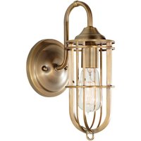 Elstead Lighting Urban Renewal WB1 Wandleuchte Antik Messing von Elstead Lighting