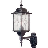 Elstead Lighting Wexford Light Up Wall Wandleuchte Silber / schwarz von Elstead Lighting