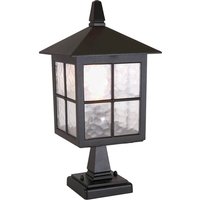 Elstead Lighting Winchester 1 Light Pedestal Sockelleuchte schwarz von Elstead Lighting
