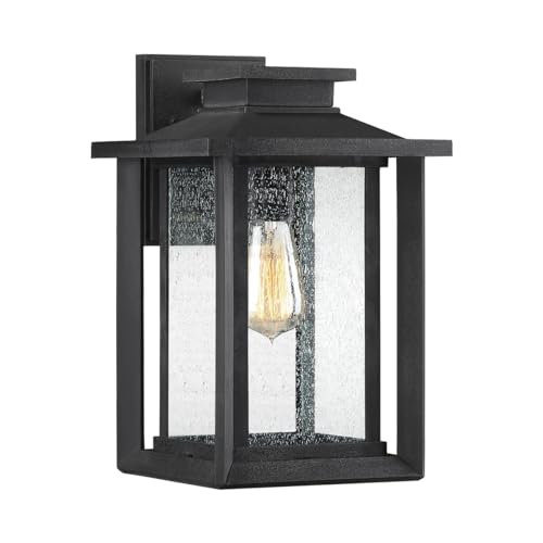 Elstead Quoizel Wakefield Außenwandlaterne Erde Schwarz, IP44 von Elstead Lighting