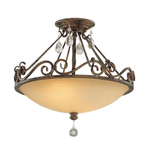 Quintessentiale Chateau QN-CHATEAU-SF plafon sufitowy 2x60W/E27 von Elstead Lighting