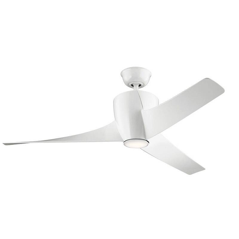 Design Deckenventilator Phree 142 cm LED dimmbar Weiß Design Deckenventilator Phree 142 cm LED dimmbar Weiß von Elstead
