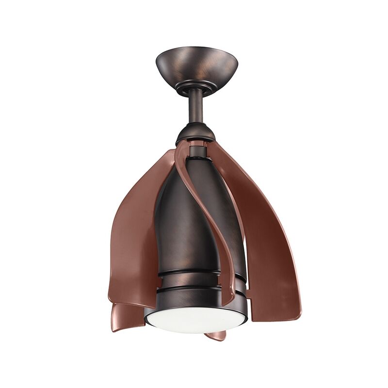 Design Deckenventilator Terna 38 cm LED dimmbar Bronze Design Deckenventilator Terna 38 cm LED dimmbar Bronze von Elstead