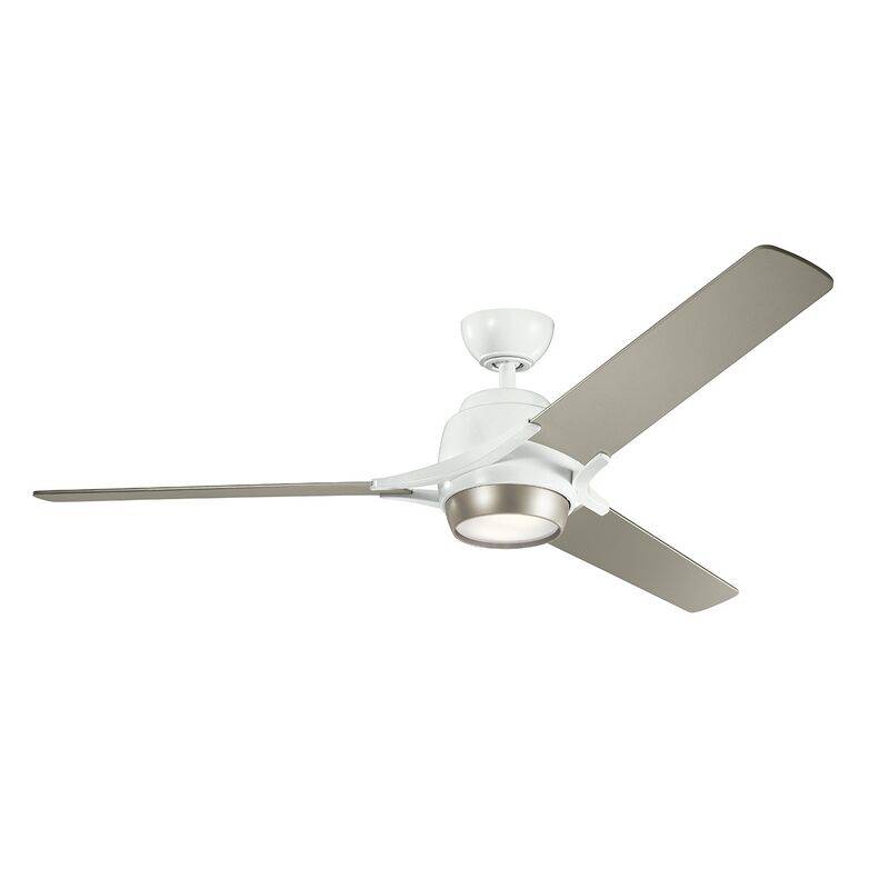 Design Deckenventilator Zeus 152 cm LED dimmbar Weiß Design Deckenventilator Zeus 152 cm LED dimmbar Weiß von Elstead