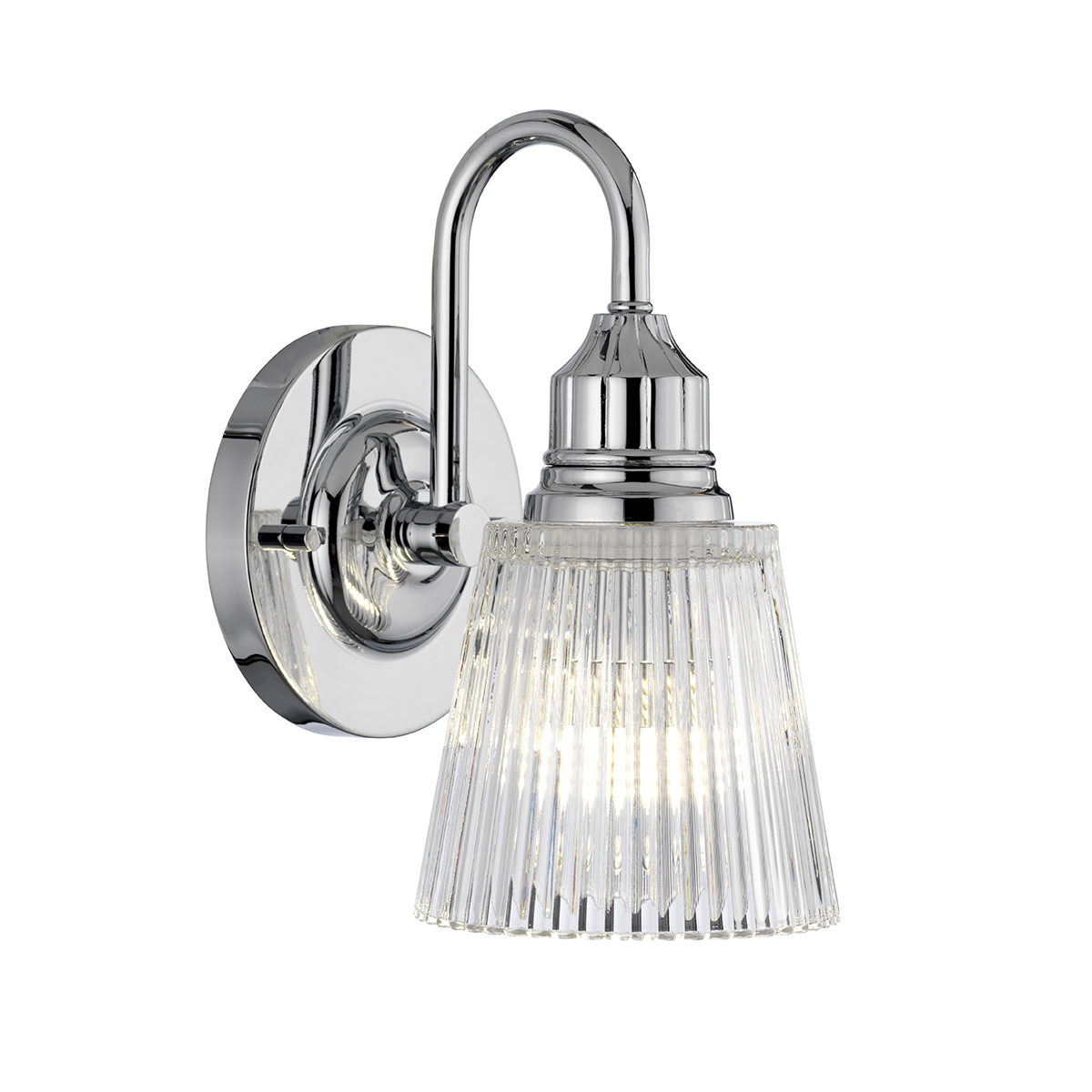 Elstead Addison Wandleuchte Bad LED polierter chrom G9 300lm IP44 130x180x242mm dimmbar von Elstead