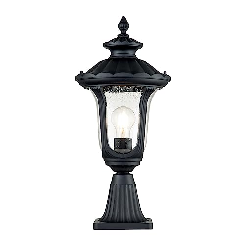 Elstead Chicago Outdoor-Sockelleuchte Strukturiert Schwarz, IP44 von Elstead Lighting