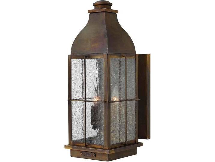 Elstead Lighting, Fassadenbeleuchtung, Bingham Aussen-Wandleuchte E14 3-fach Siena IP44 (E14, IP44) von Elstead